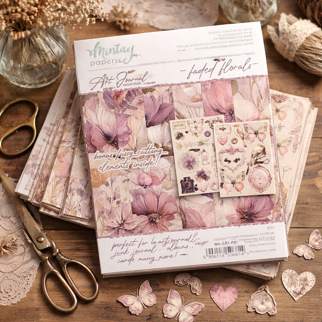 Mintay Faded Florals