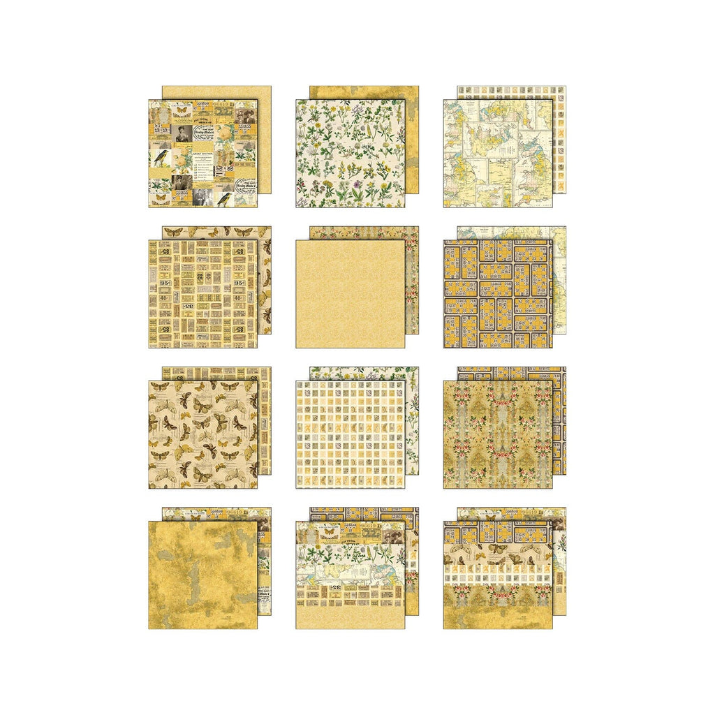 Tim Holtz 8x8 Palette Collection Yellow